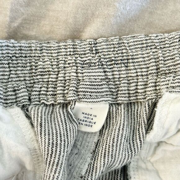 Caslon Pants Women’s Linen Blend Drawstring Beach Lounge Casual Large - Picture 5 of 10